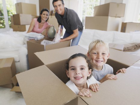 House removal team preparing a home move in Harrow