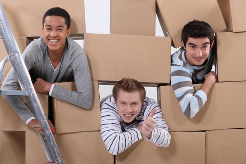 Local commercial moving team supporting an office move in Harrow