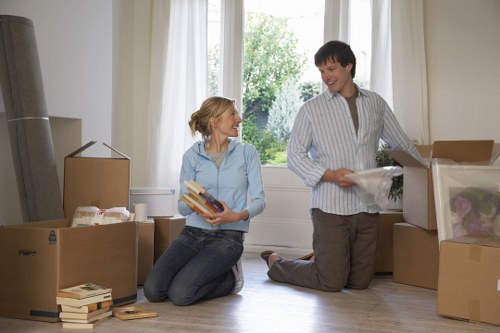 Removals van supporting residential moves across Harrow areas