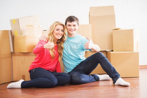 Prepared moving truck for local relocations across Harrow