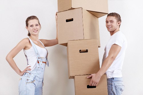Commercial items prepared for transport in Harrow